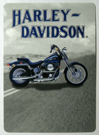 Harley Davidson Single Swap Playing Card - Ace of Spades 2