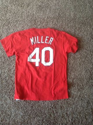 Shelby Miller Adult Medium St.  Louis Cardinals Jersey T - Shirt