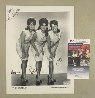 The Angels (group Band) Signed Autograph Auto 8x10 Photo X3 Jsa