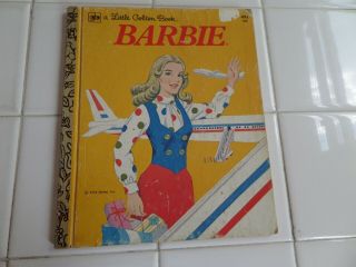 Barbie,  A Little Golden Book,  1974 (vintage Children 