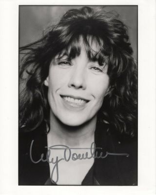 Lily Tomlin Hand Signed 8x10 Photo,  Great Actress,  Comedian Laugh - In