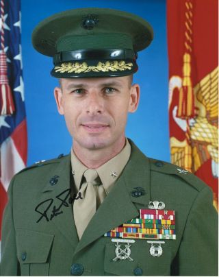 Peter Pace 16th Chairman Joint Chiefs Of Staff& Vietnam Marine Vet Signed Photo