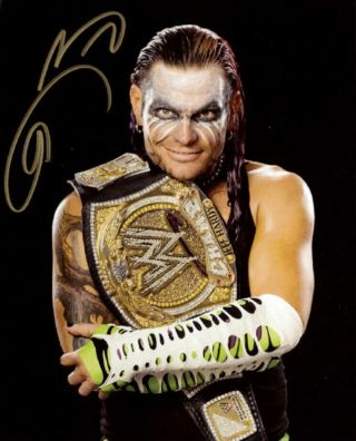 Jeff Hardy Promo - Autographed Wwf Wwe Nxt Tna Aew Wrestling Signed 2 Hardy Boyz