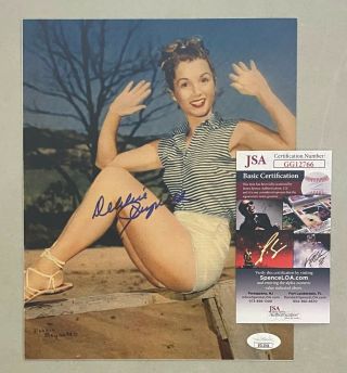 Debbie Reynolds Signed Autograph Auto 8x10 Photo Jsa D.  2016