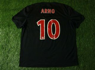 Psv Eindhoven 10 Arno 2009/2010 Rare Football Shirt Jersey Away Nike
