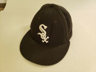 Chicago White Sox Mlb Era 59fifty Hat Cap Sz 7 1/8 Fitted