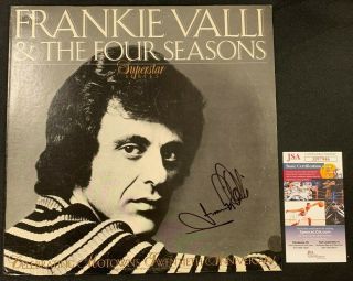 Frankie Valli Hand Signed Auto Vinyl Record/album The Four Seasons Jsa/coa