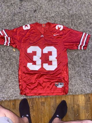 Nike Ohio State Buckeyes Stitched Football Jersey 33 Laurinaitis Men’s Small