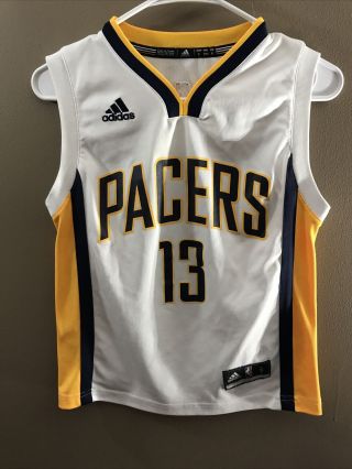 Vintage Paul George Indiana Pacers 13 Nba Basketball Jersey - Youth Small Adidas