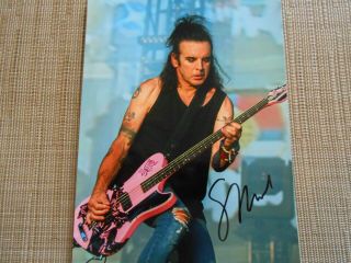 Simon Gallup,  The Cure Musician,  An Hand Signed 8 X 6 Photo