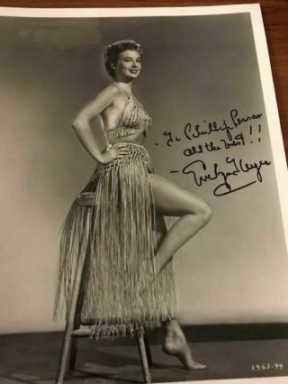 Actress Evelyn Keyes Autograph Pic With