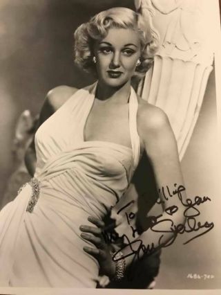Actress Jan Sterling Autograph Pic With