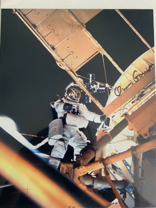 Owen Garriott Signed Photo 8x10 Astronaut Autograph Nasa Skylab