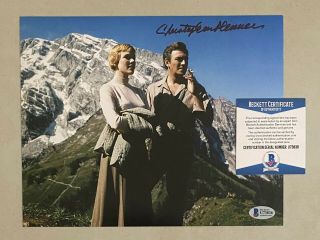 Christopher Plummer Signed 8x10 The Sound Of Music Photo Auto Beckett Bas