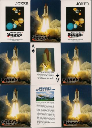 Complete Boxed - Kennedy Space Centre - Playing Cards