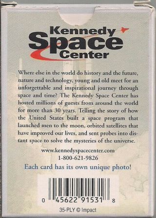 COMPLETE BOXED - KENNEDY SPACE CENTRE - PLAYING CARDS 3