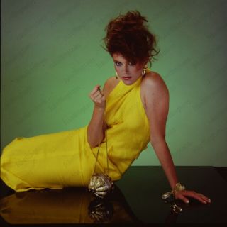 Female Model Glamour Shot Vintage 2 " Color Film Transparency 3cw4