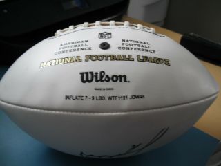 Nfl - Wilson " The Duke " Football For Collecting Autographs - Bengals Logo
