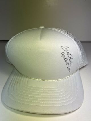 Vintage Apollo 13 Astronaut Signed Hat Fred Haise