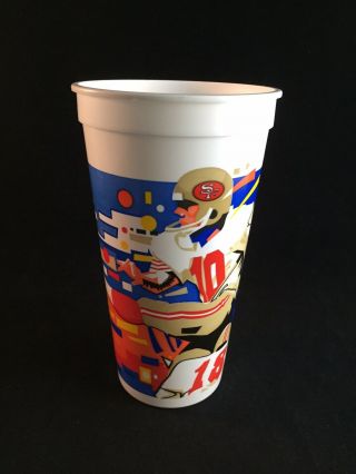 Vintage San Francisco 49ers Nfl Icee Coca - Cola Drinking Cup