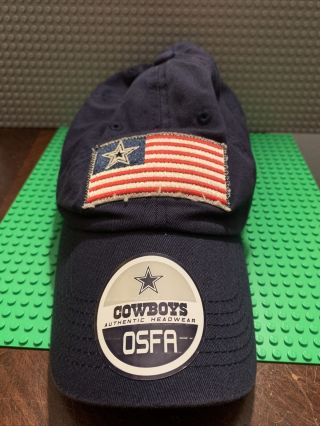 Dallas Cowboys Hat/cap Cowboy/us Flag Emblem