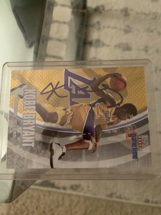 Kobe Bryant Auto Autograph Hand Signed In Person Card No
