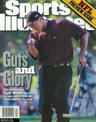 Tiger Woods 2000 Pga Championship Sports Illustrated Cover Photo - Select Size