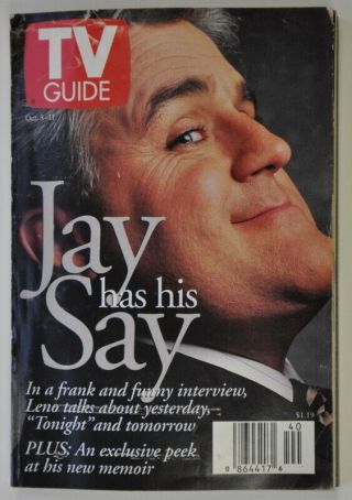 Tv Guide 10/5/1996 Jay Has His Say (jay Leno)