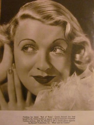 Constance Bennett,  Full Page Vintage Pinup