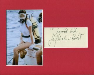 Jacqueline Bisset The Deep Greek Tycoon Sexy Signed Autograph Photo Display