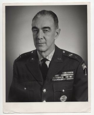 James H.  Polk - U.  S.  Army 4 Star General - Signed 8x10 Photograph