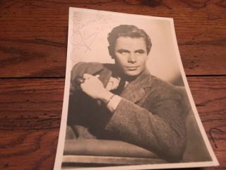 Glenn Ford Vintage Early 1940s Autographed Photo