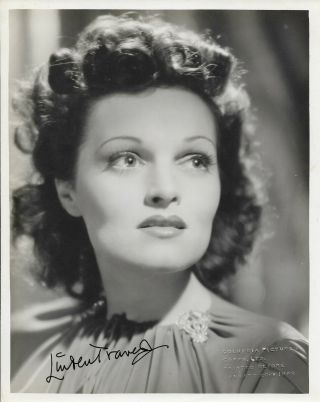 Linden Travers In South American George (1941) Hand - Signed 10” X 8” Portrait