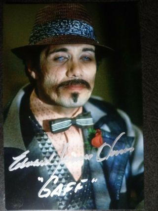 Edward James Olmos - Gaff Authentic Hand Signed Autograph 4x6 Photo Blade Runner