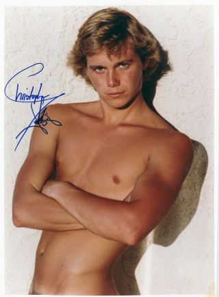 Christopher Atkins Sexy Bare,  Blue Lagoon Star Signed In - Person Photo