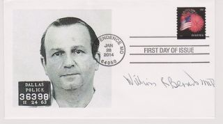 Signed Dr.  William Beavers Fdc Autographed First Day Cover Jack Ruby Psychiatri