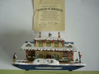 York Yankees Winter Scene Restaurant Ho Size.  Lights Up With Batteries Or Ac