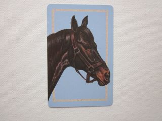 One Swap Card - Vintage - Horse In Profile - Art -