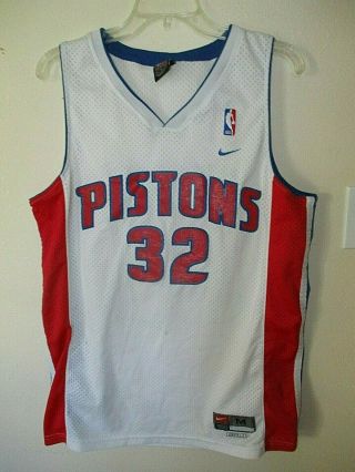 Richard Hamilton 32 Detroit Pistons Nike Nba Basketball Jersey Sewn M,  2