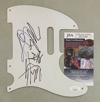The Church (group Band) Signed Autograph Auto Tele Guitar Pickguard X4 Jsa