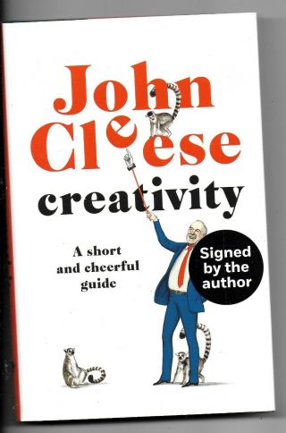 John Cleese Creativity Book Hand Signed Monty Python Fawlty Towers Autographed