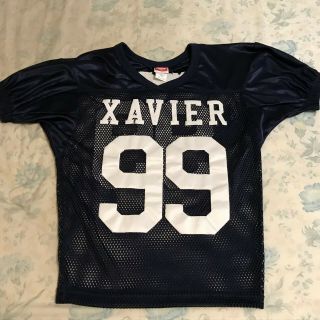Vintage Rawlings Xavier Football Jersey - Molina - Cuffed Sleeves - Adult Small