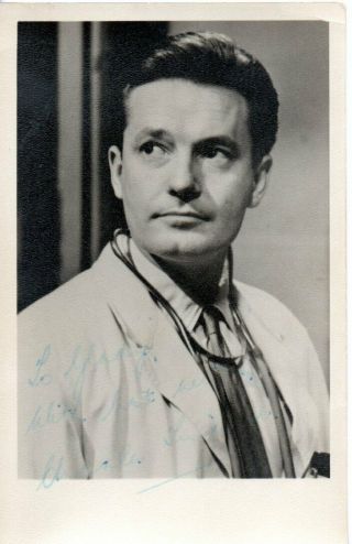 Charles Tingwell As Emergency Ward 10 5x3 B/w Photo Signed Autographed Photo B