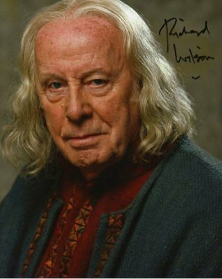 Television Autograph: Richard Wilson (merlin) Signed Photo