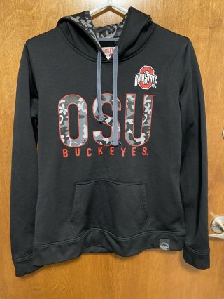 Scarlet & Gray Authentic Apparel Ohio State Buckeyes Camo Hoodie Large.