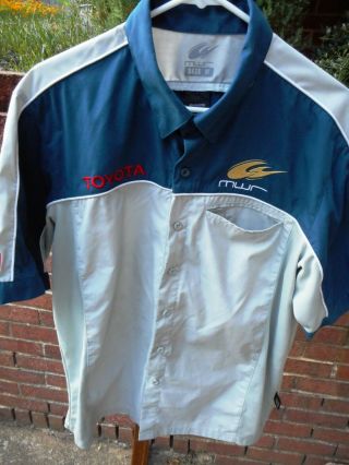 Michael Waltrip Racing Team Issued Shop Shirt - Medium