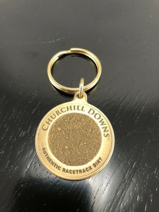 Churchill Downs Keychain Authentic Racetrack Dirt May 5,  2012 138 Kentucky Derby