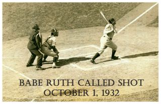 Babe Ruth Called Shot 1932 World Series Poster
