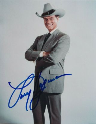 Larry Hagman.  Sp As J.  R.  Ewing In " Dallas.  " Astronaut Tony Nelson In.  Jeannie