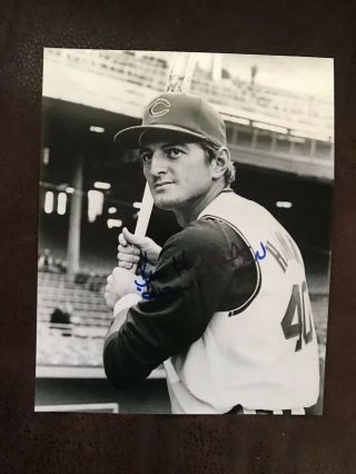 Ken Hawk Harrelson Signed 8 X 10 Picture Autographed Baseball Chicago White Sox